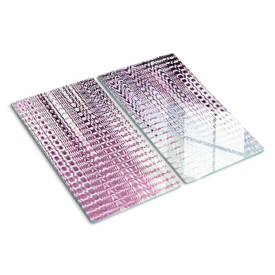 Tabla para cortar Ondas en tonos rosa