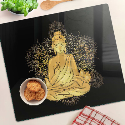 Tabla para cortar Buda en meditación