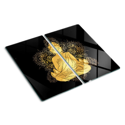 Tabla para cortar Buda en meditación