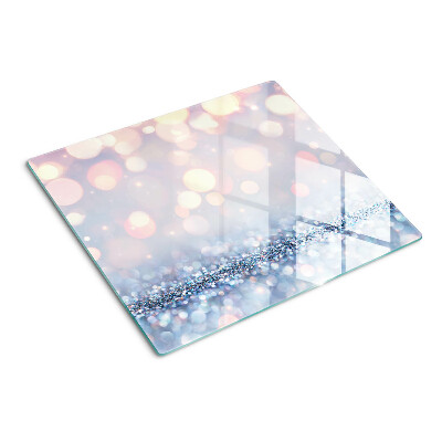 Tabla para cortar Luces brillantes con acento de diamante.