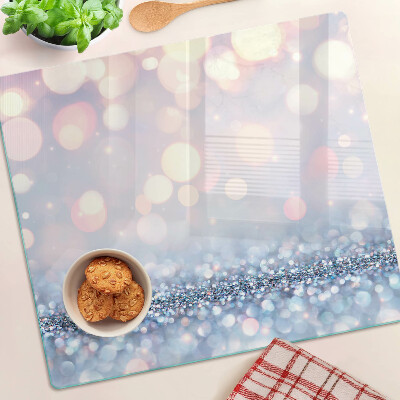 Tabla para cortar Luces brillantes con acento de diamante.