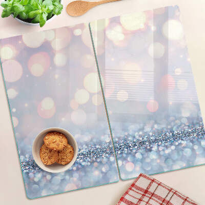 Tabla para cortar Luces brillantes con acento de diamante.
