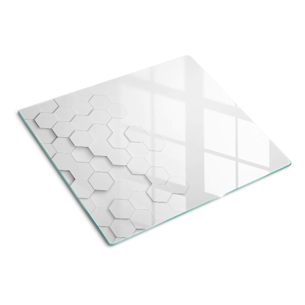 Tabla para cortar Hexágonos en tonos de gris