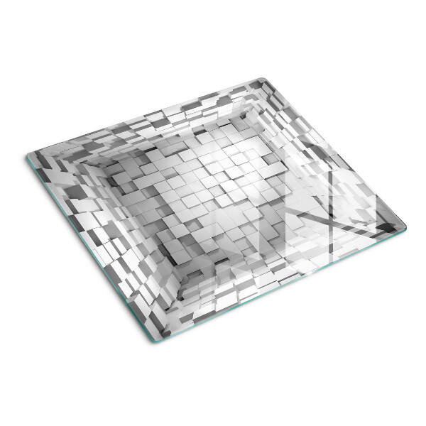 Tabla para cortar Mosaico gris y blanco