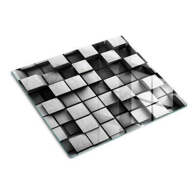 Tabla para cortar Patrones geométricos en tonos de gris