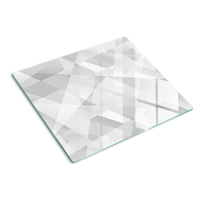 Tabla para cortar Geometría en tonos de gris
