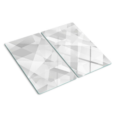 Tabla para cortar Geometría en tonos de gris