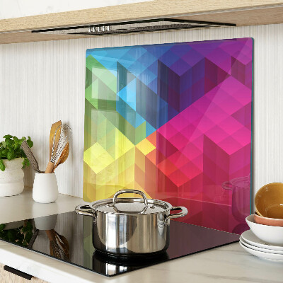 Tabla para cortar Geometría colorida en triángulos