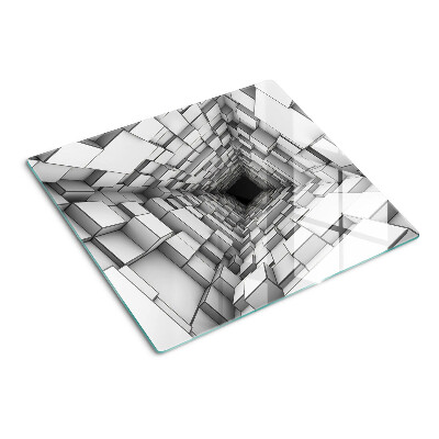 Tabla para cortar Laberinto de cubos 3D