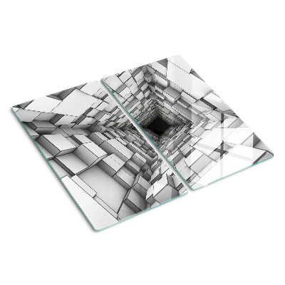 Tabla para cortar Laberinto de cubos 3D