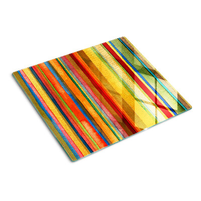 Tabla para cortar Rayas abstractas de colores