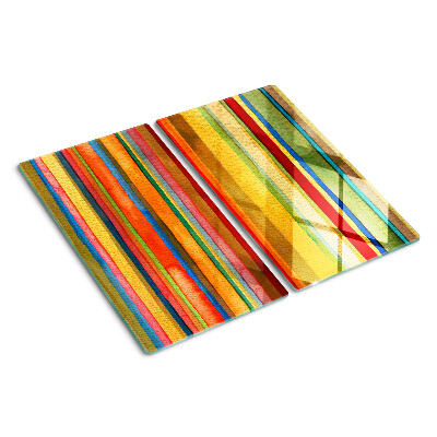 Tabla para cortar Rayas abstractas de colores