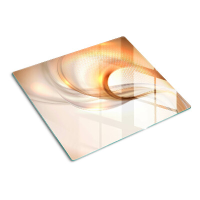 Tabla para cortar Ondas de luz en tonos dorados