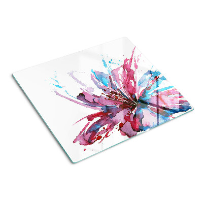 Tabla para cortar Acuarelas florales en colores intensos