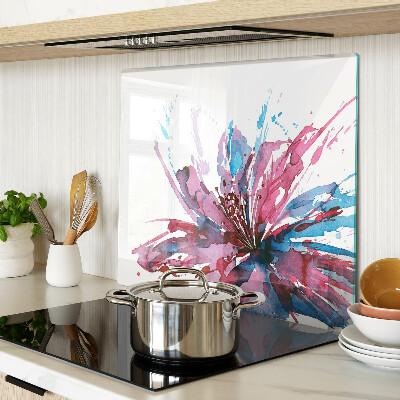 Tabla para cortar Acuarelas florales en colores intensos
