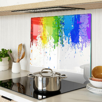 Tabla para cortar Manchas de pintura de colores
