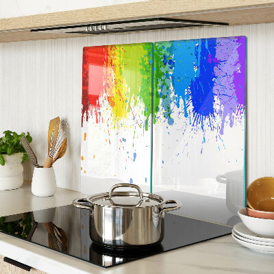 Tabla para cortar Manchas de pintura de colores