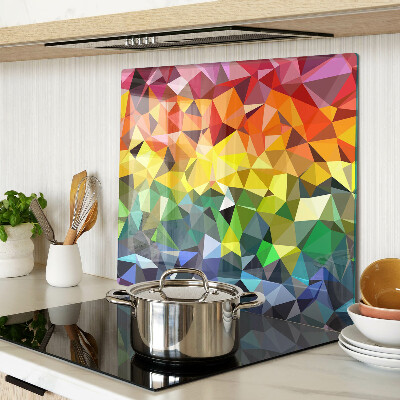 Tabla para cortar Mosaico de triángulos coloridos