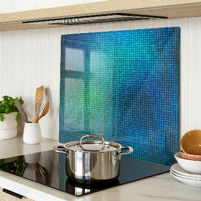Tabla de cortar de cristal Degradado de color en tonos de azul