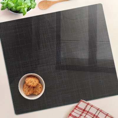 Tabla de cortar de cristal Geometría de líneas y sombras
