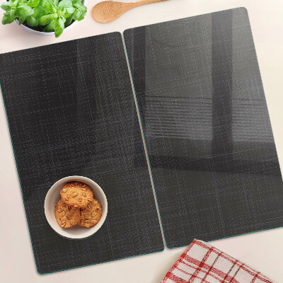 Tabla de cortar de cristal Geometría de líneas y sombras