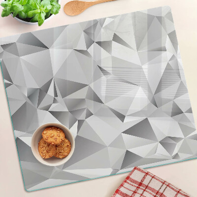 Tabla de cortar de cristal Patrón de diamante
