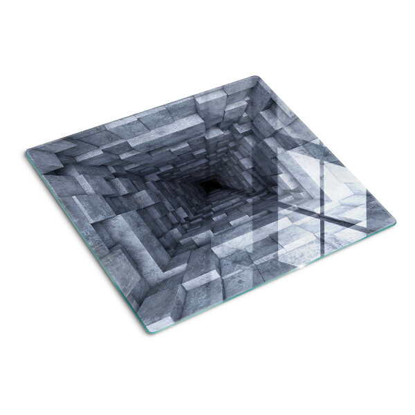 Tabla de cortar de cristal Ilusión de agujero profundo