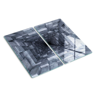 Tabla de cortar de cristal Ilusión de agujero profundo