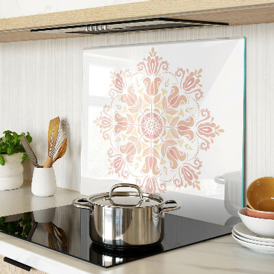 Tabla para cortar Mandala en tonos rosa