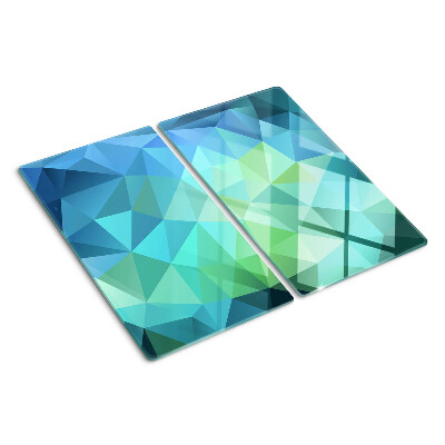 Tabla de cortar de cristal Patrón abstracto geométrico