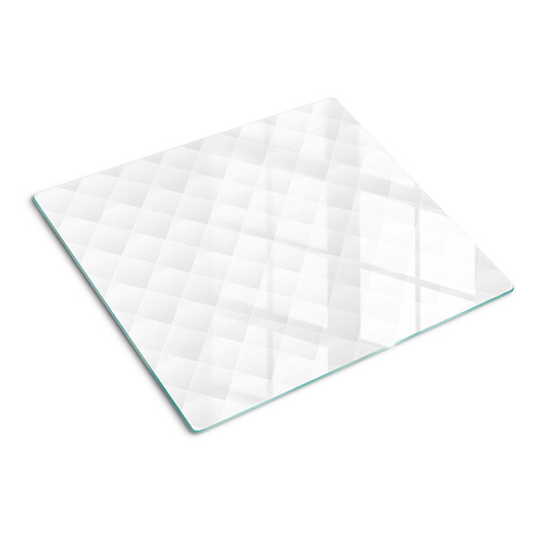 Tabla de cortar de cristal Patrón de rombos
