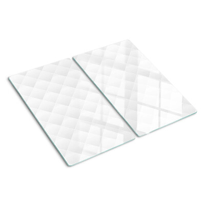 Tabla de cortar de cristal Patrón de rombos