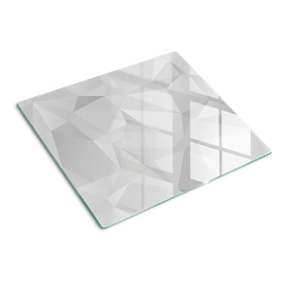 Tabla para cortar Geometría en tonos de gris