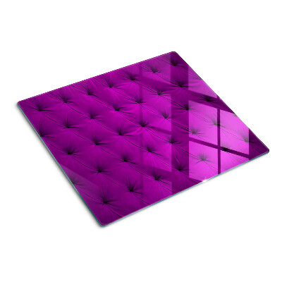 Tabla de cortar de cristal Acolchado morado