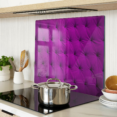 Tabla de cortar de cristal Acolchado morado