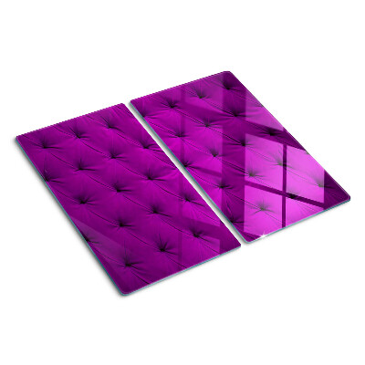 Tabla de cortar de cristal Acolchado morado