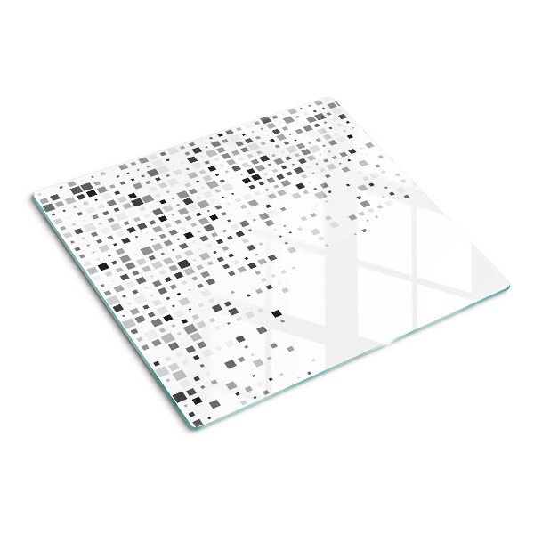 Tabla para cortar Patrones geométricos en tonos de gris