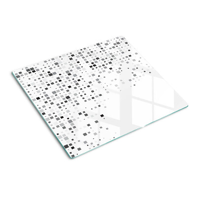 Tabla para cortar Patrones geométricos en tonos de gris
