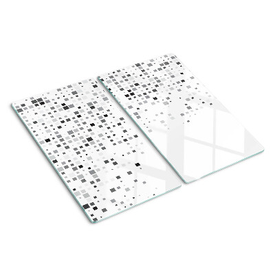 Tabla para cortar Patrones geométricos en tonos de gris