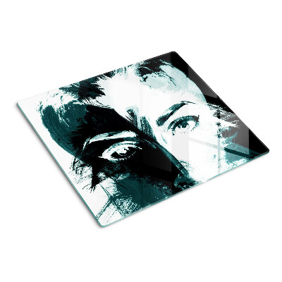Tabla para cortar Retrato de estilo abstracto