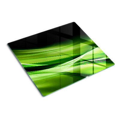 Tabla para cortar Ondas abstractas verdes