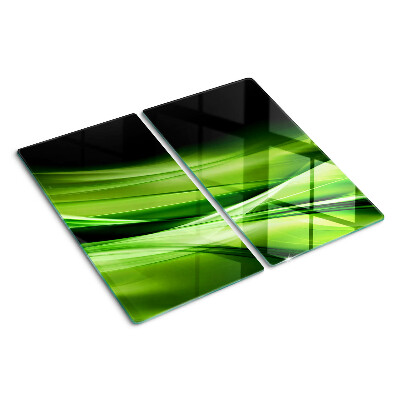 Tabla para cortar Ondas abstractas verdes