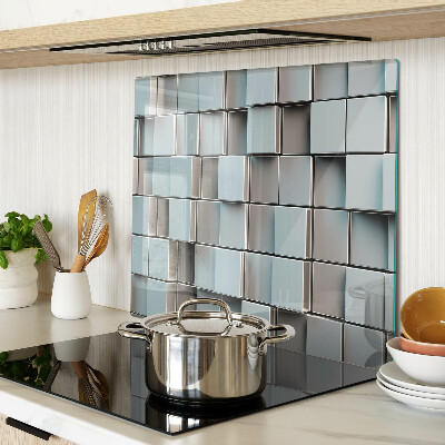 Tabla para cortar Azulejos geométricos en tonos azules