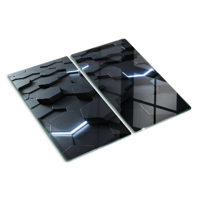 Tabla para cortar Patrón hexagonal con efecto 3D