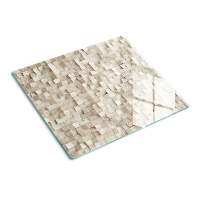 Tabla para cortar Motivo de mosaico en tonos neutros
