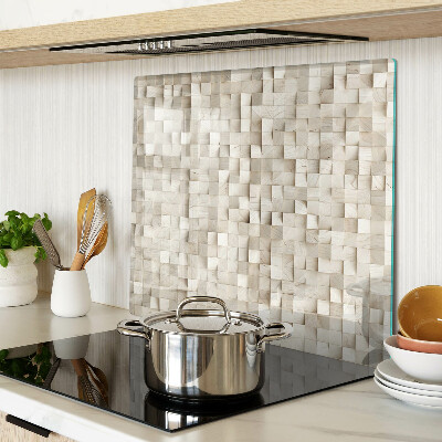 Tabla para cortar Motivo de mosaico en tonos neutros