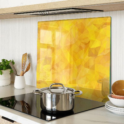 Tabla para cortar Mosaico geométrico amarillo
