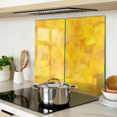 Tabla para cortar Mosaico geométrico amarillo