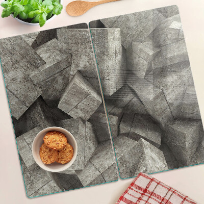 Tabla para cortar formas geométricas abstractas