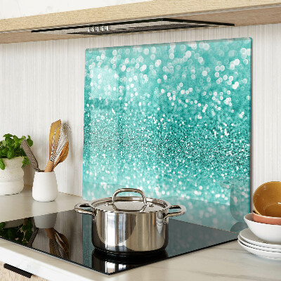 Tabla de cortar de cristal Brillo turquesa brillante